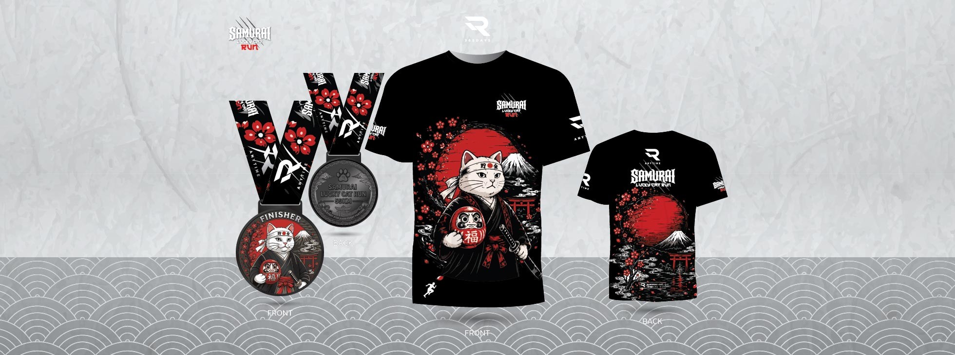 Samurai Lucky Cat Virtual Run 2026