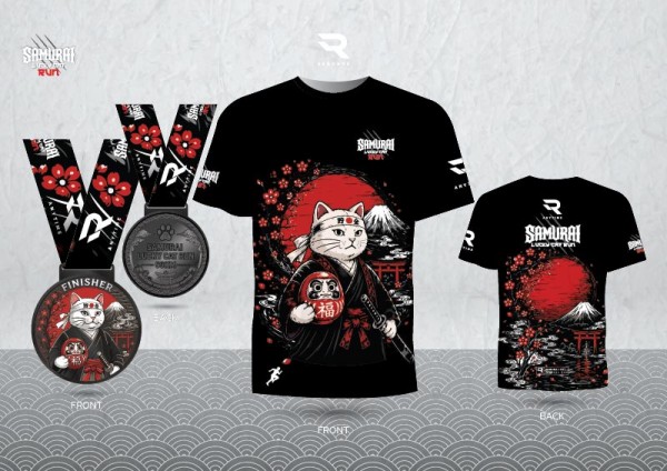 Samurai Lucky Cat Virtual Run 2026